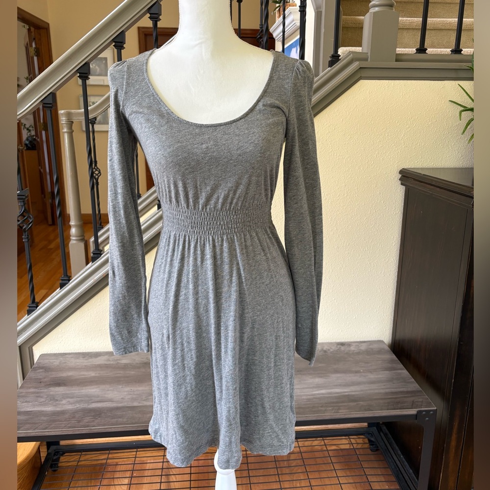 Forever 21 Gray Long Sleeve Mini Dress Size Small NWOT